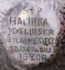 Grave of Halinka Myslinska, died in 1920